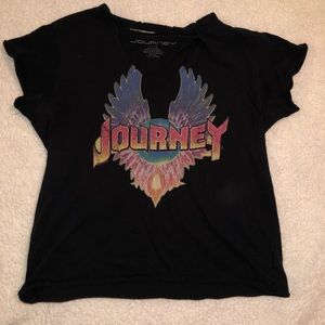 Journey neck T shirt